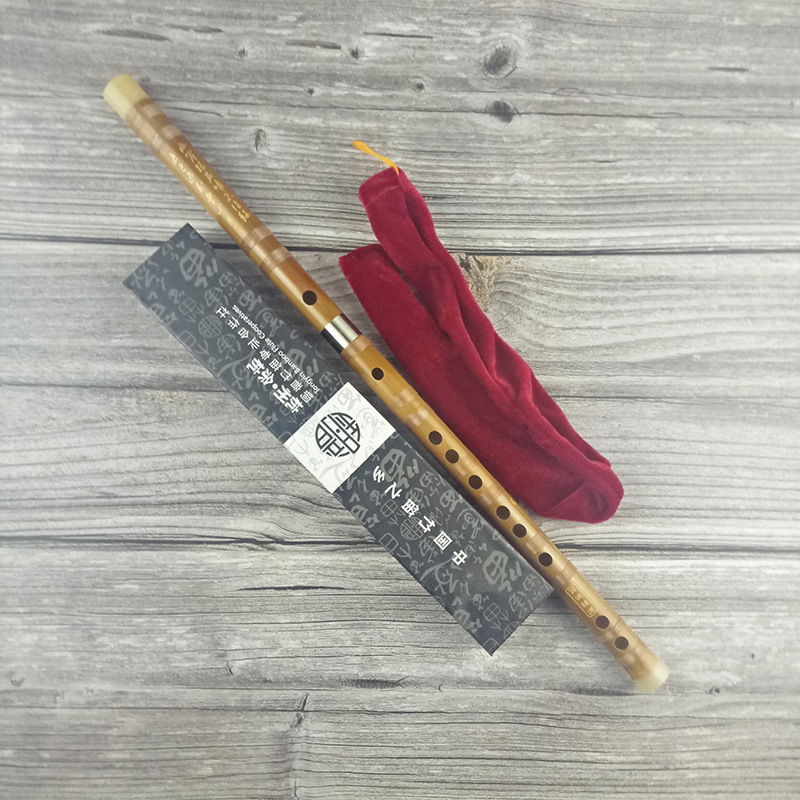 特价竹笛 高级二节笛子 花牛角笛子不送配件 笛子f调笛子