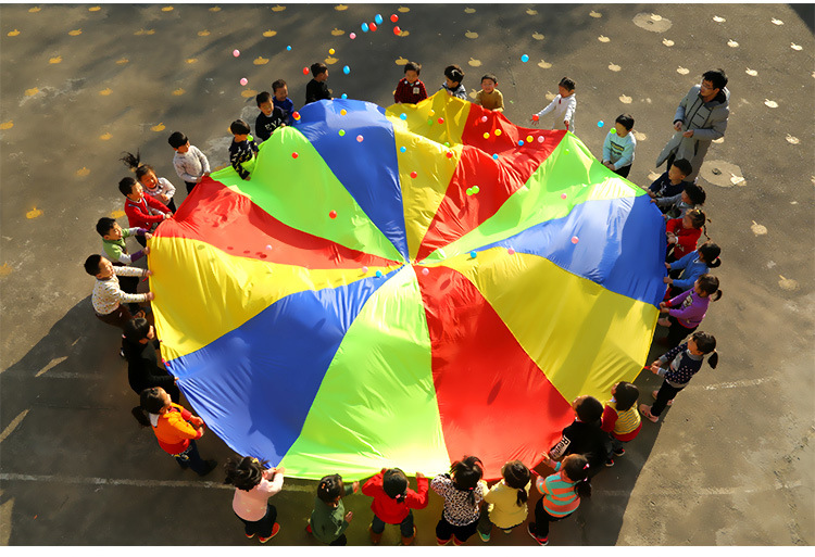 彩虹伞幼儿园早教户外感统训练器材 亲子活动儿童游戏体育教玩具