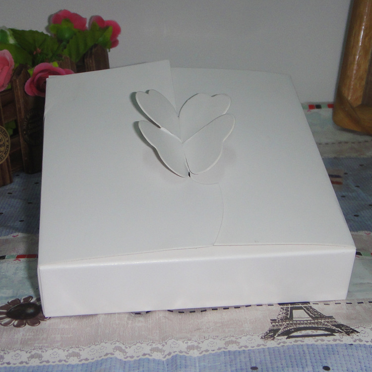 现货提供 精美蝴蝶扣 西点 面包 曲奇饼干蛋糕配件包装纸盒