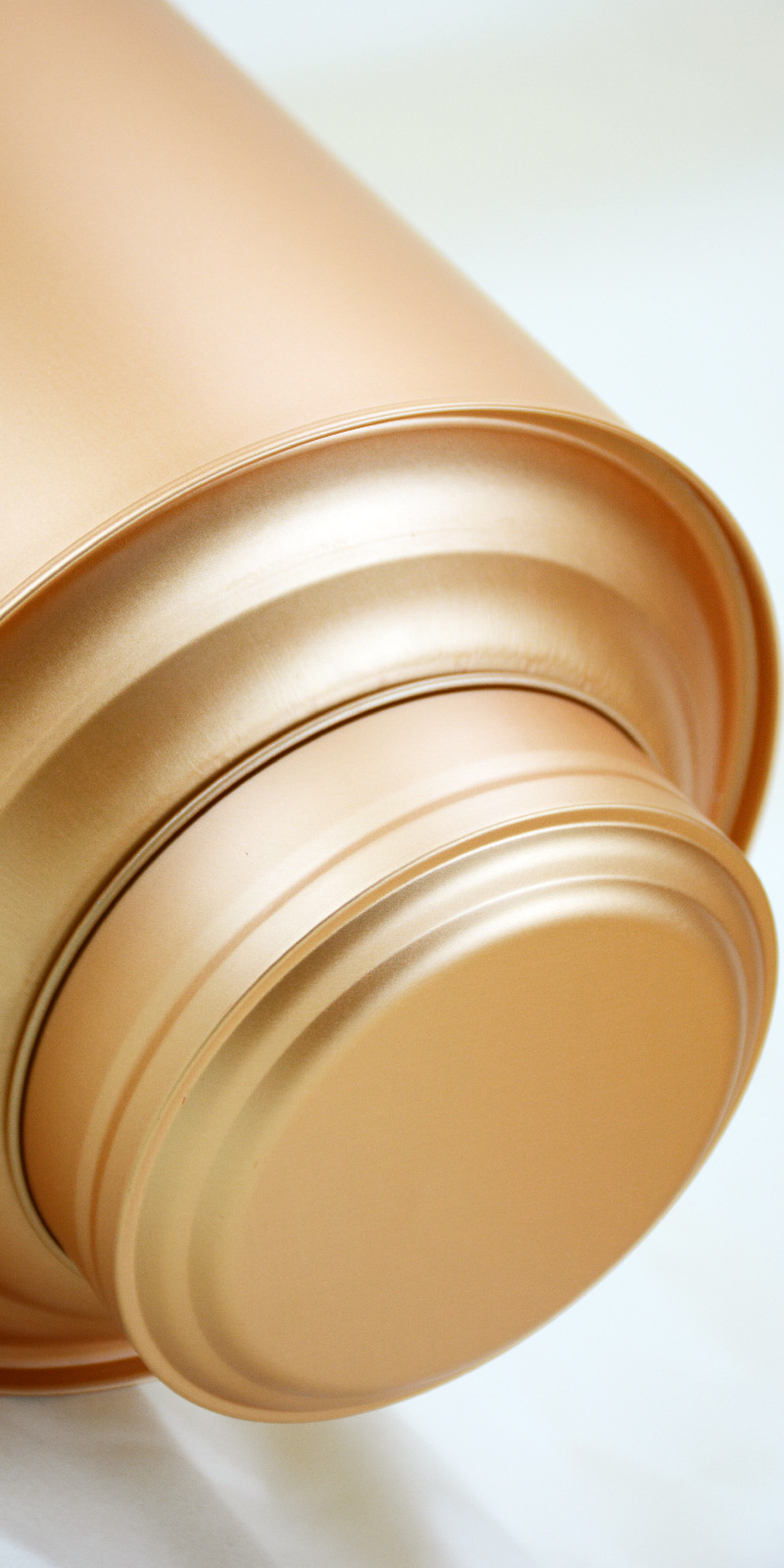 包邮218镀金马口铁茶叶罐铁罐铁盒通用大号食品罐金属茶叶包装罐