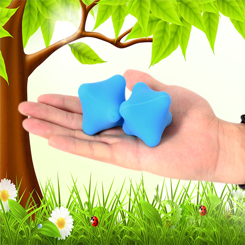 硅胶六角按摩球老年人手心按摩锥鼠标手穴位按摩保健功能球