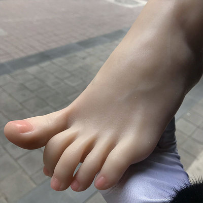 天工仿真足模铂金硅胶静脉脚模成人模特美女鞋袜拍摄道具tg3700