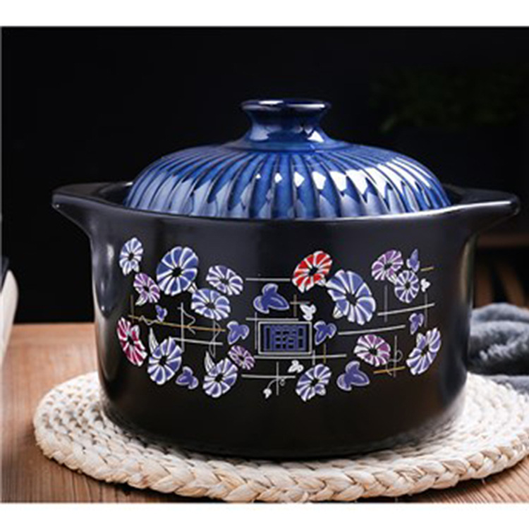 Household Ceramic Soup POY Health Pot High Temperature Resistant Dry Burning Non-Cracking Will Sell Travel Shopping Bank Insurance Gifts