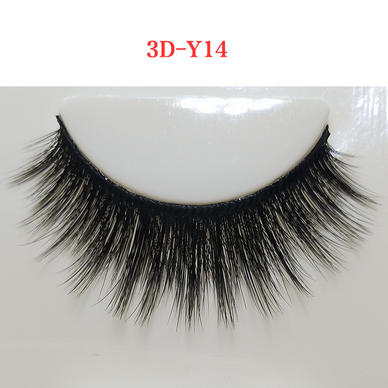 3D False Eyelashes Factory in Stock Wholesale Eyelash Foreign Trade Manual Simulation Eyelashes Various Styles