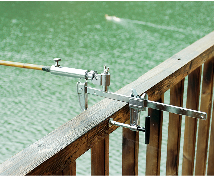 粼湖多功能桥钓筏竿支架阀钓船钓炮台架杆伐竿钓鱼竿支架筏钓支架