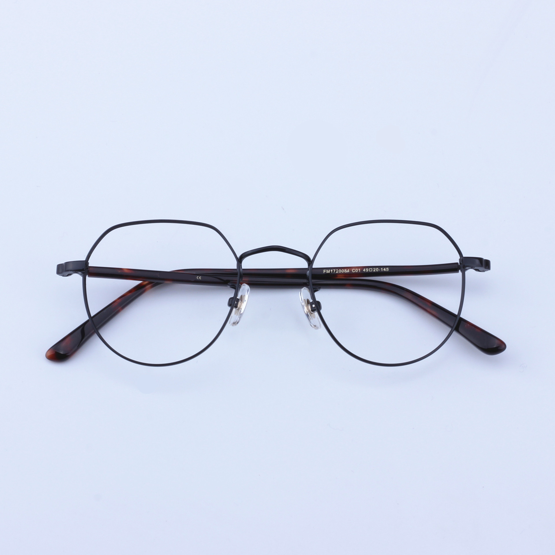 高品质不规则板材腿小框眼镜框架 复古不规则 fm1720084