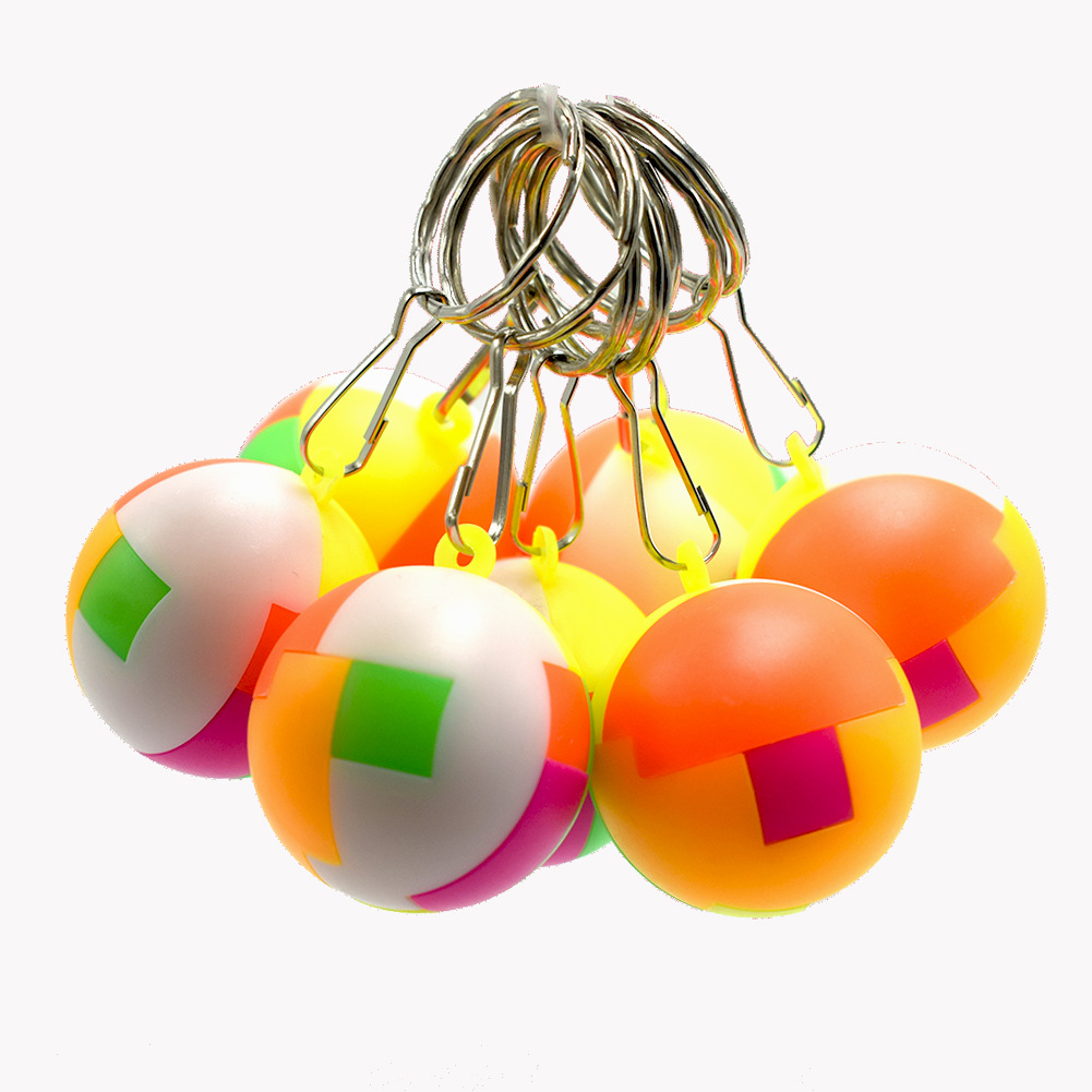 新奇益智圆形方形拼装组合智力魔方孔明锁玩具含钥匙扣装扭蛋玩具