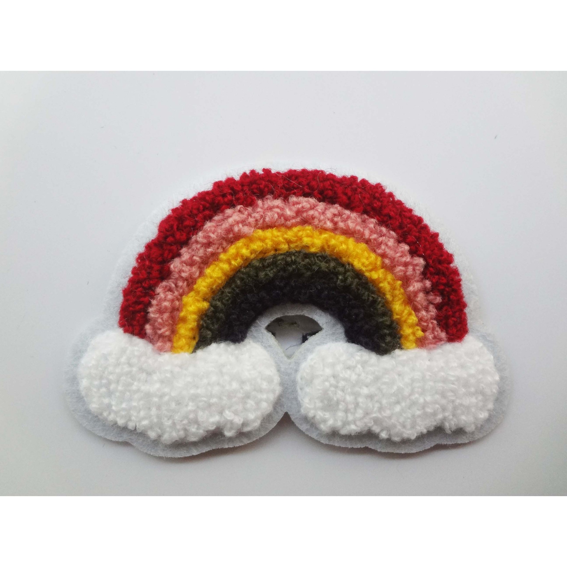 厂家定制户外刺绣补丁贴布绣花章双翅蜜蜂牙刷绣动物刺绣臂章毛绒