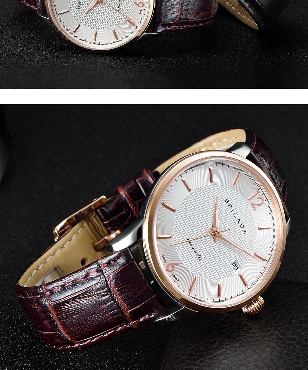 宝茄达礼品机械手表女全自动机械表真钻时尚潮流防水新款女士手表