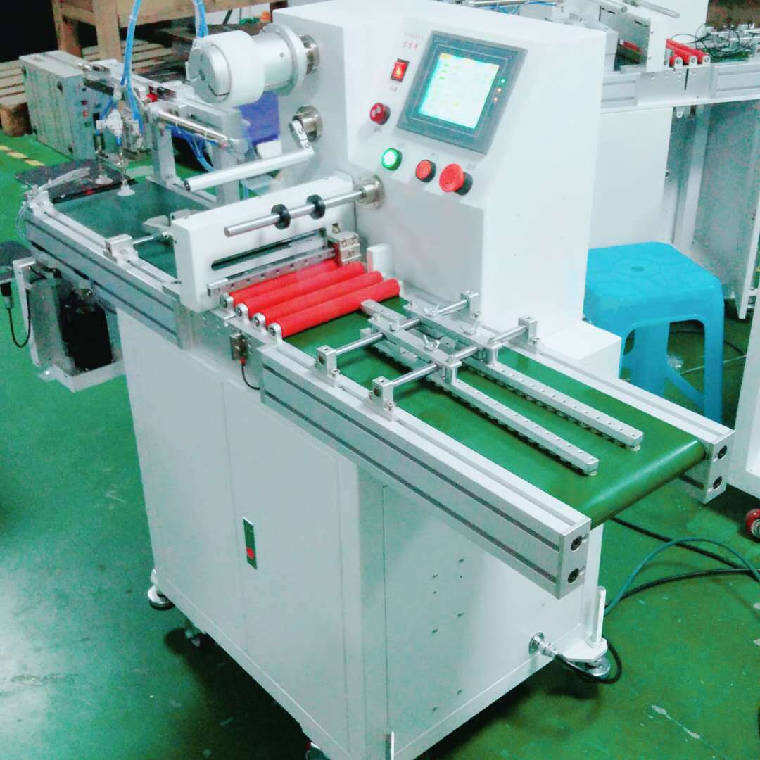 小片玻璃两片三片组自动贴膜机 双面贴膜机 自动收料厂家直销