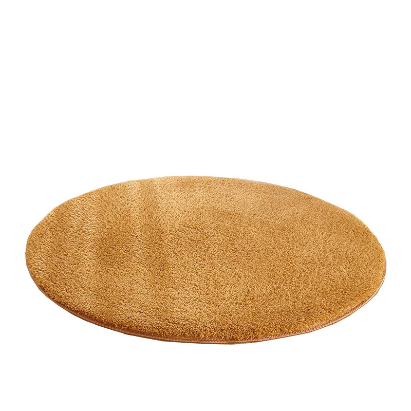 Round Floor Mat Computer Chair Cushion Hanging Basket Floor Mat Living Room Carpet Mirror Photography Sports Yoga Carpet Lint-Free