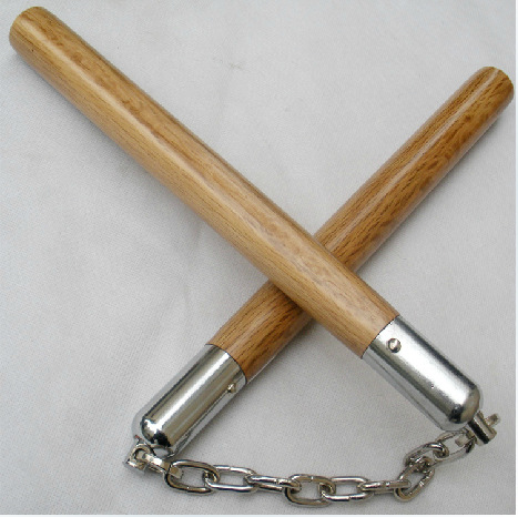 原木双截棍 木质双节棍 武术体育训练用双节棍实木两截棍 两节棍