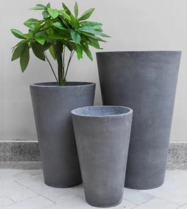 0成交0个现代简约仿陶瓷氧化镁花盆 阳台种植多肉纤维酒店花钵工厂