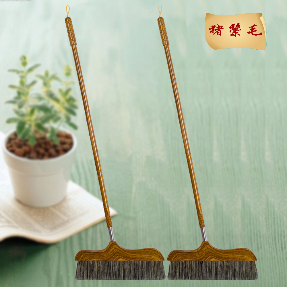 0成交2294个相似猪毛扫把猪鬃毛扫帚笤帚家用软毛加长马鬃毛不锈钢杆