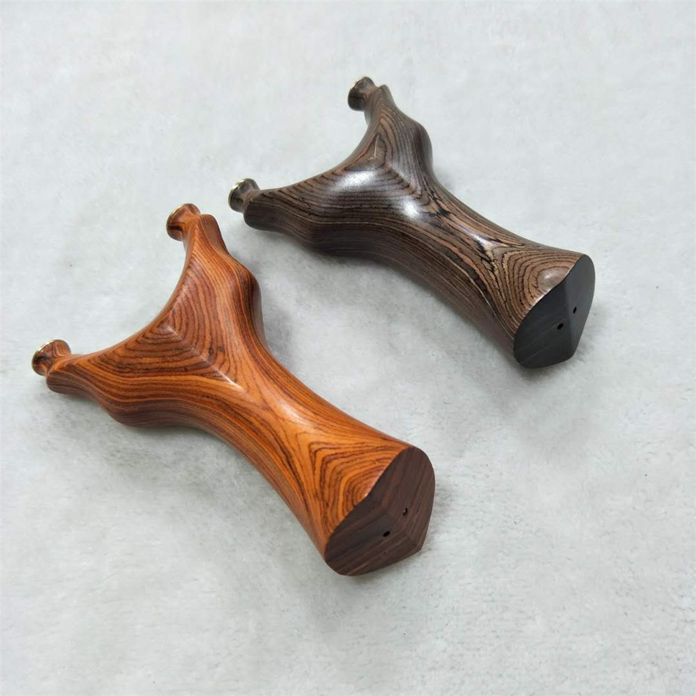 实木科技木天罡弹弓扁皮圆头过顶科技木飞虎科檀龅牙反曲檀木弹弓