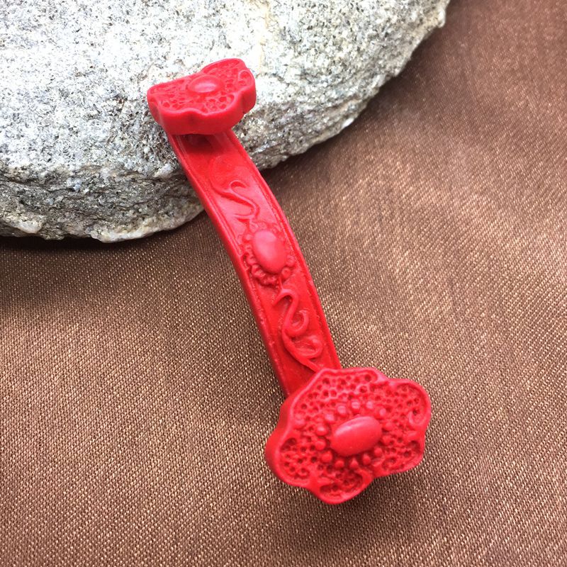 台湾原矿红朱砂如意小挂件事事如意简约时尚男女款配饰淘宝热卖