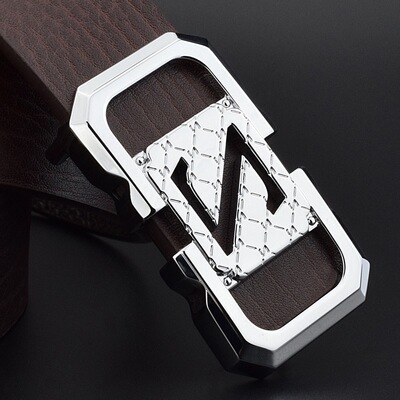 男士皮带男男装扣休闲z裤腰带平滑韩版潮男青年纯皮头层牛皮