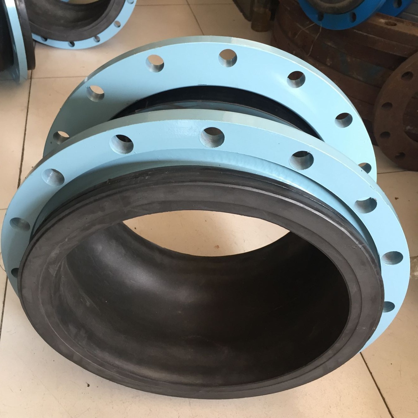 专业生产橡胶软连接dn350挠性接头可曲挠橡胶接头头型街头