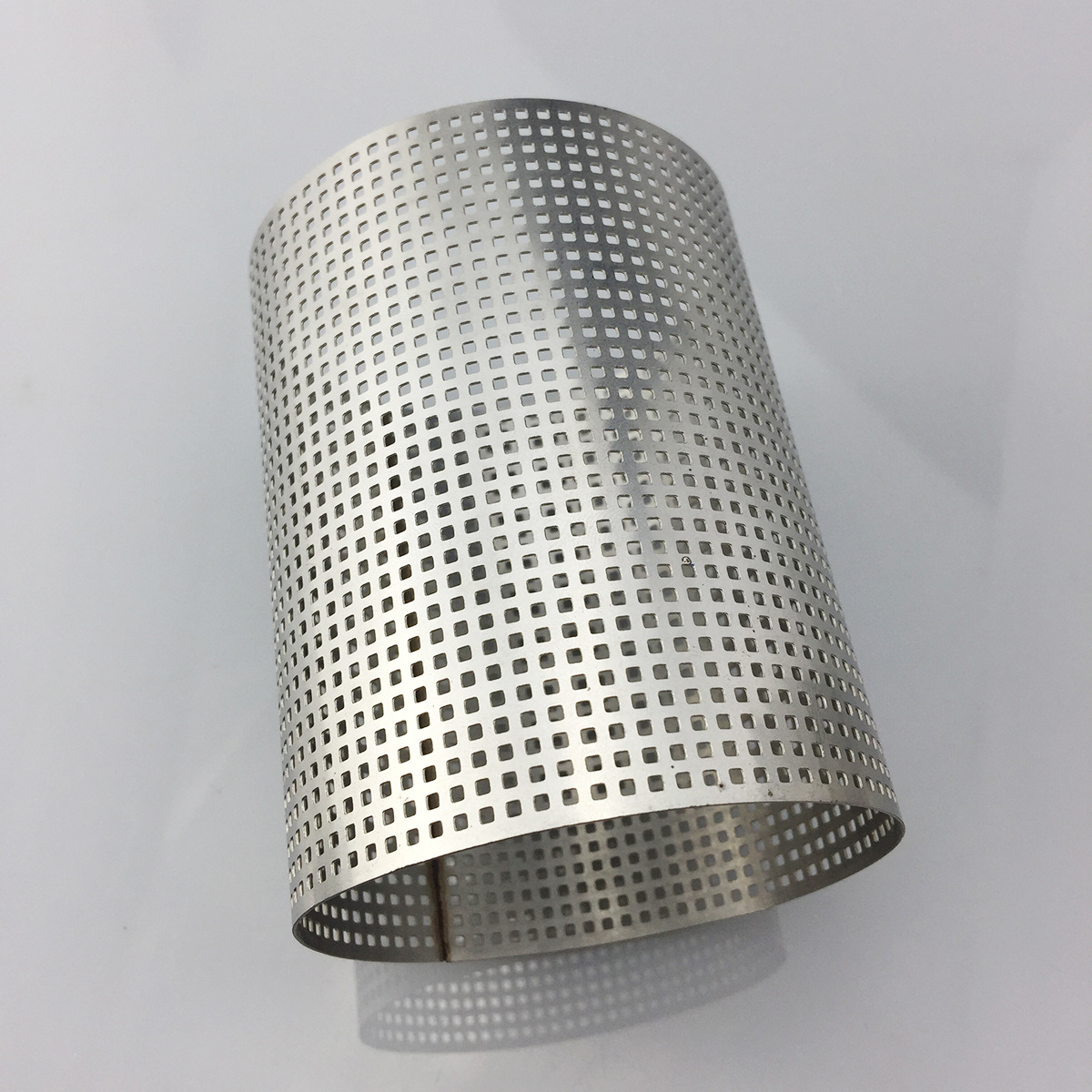 蚀刻冲孔不锈钢过滤筒 方孔氩弧焊过滤筒 304支撑滤筒