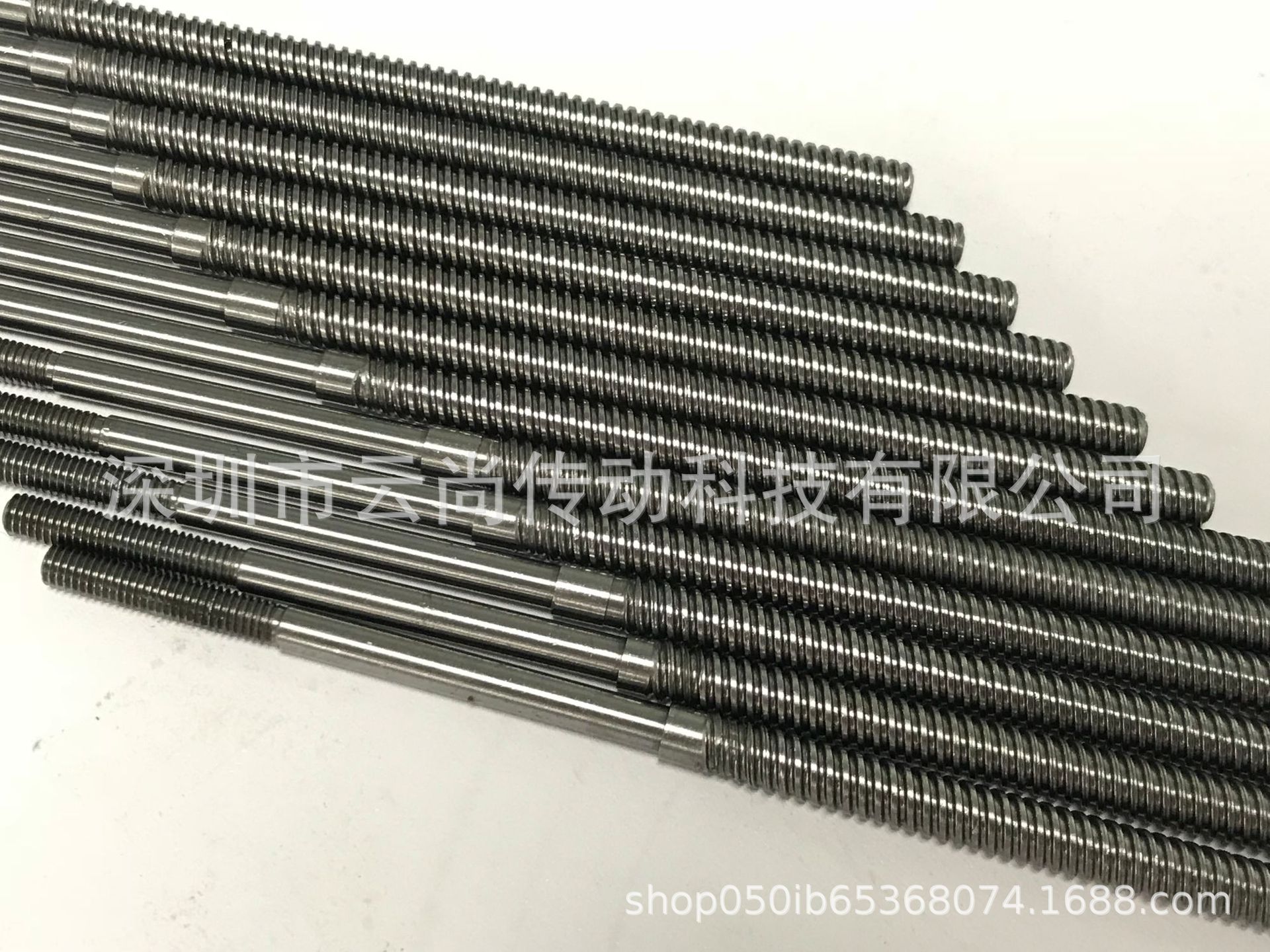 三头丝杆三头螺纹三头螺杆0.75模齿轮轴丝杆齿轮