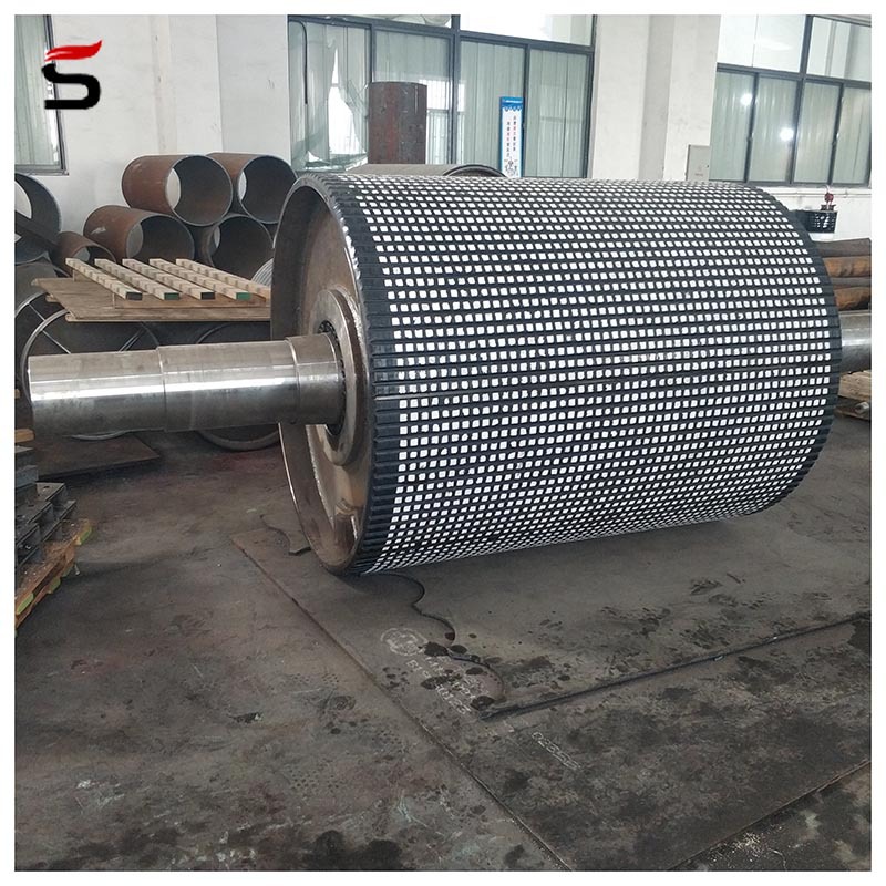 陶瓷包胶滚筒 传动陶瓷包胶滚筒 江苏输送机厂家 滚筒托辊厂家