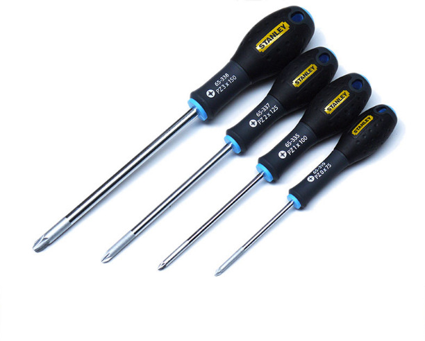 米字螺丝批_柄米字螺丝批_史丹利 三色柄米字螺丝批 65-319-14