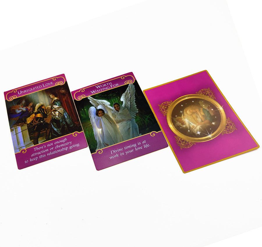 romance angel oracle 新款英文浪漫天使神谕卡 tarot deck 现货