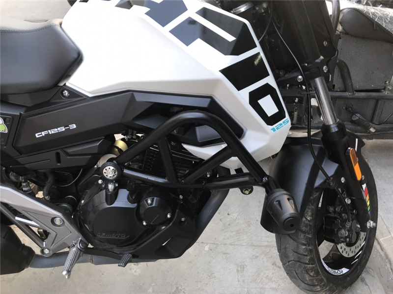 适用春风st狒狒改装竞技杠cf125-3保险杠竟技防摔杠护杠特技杠