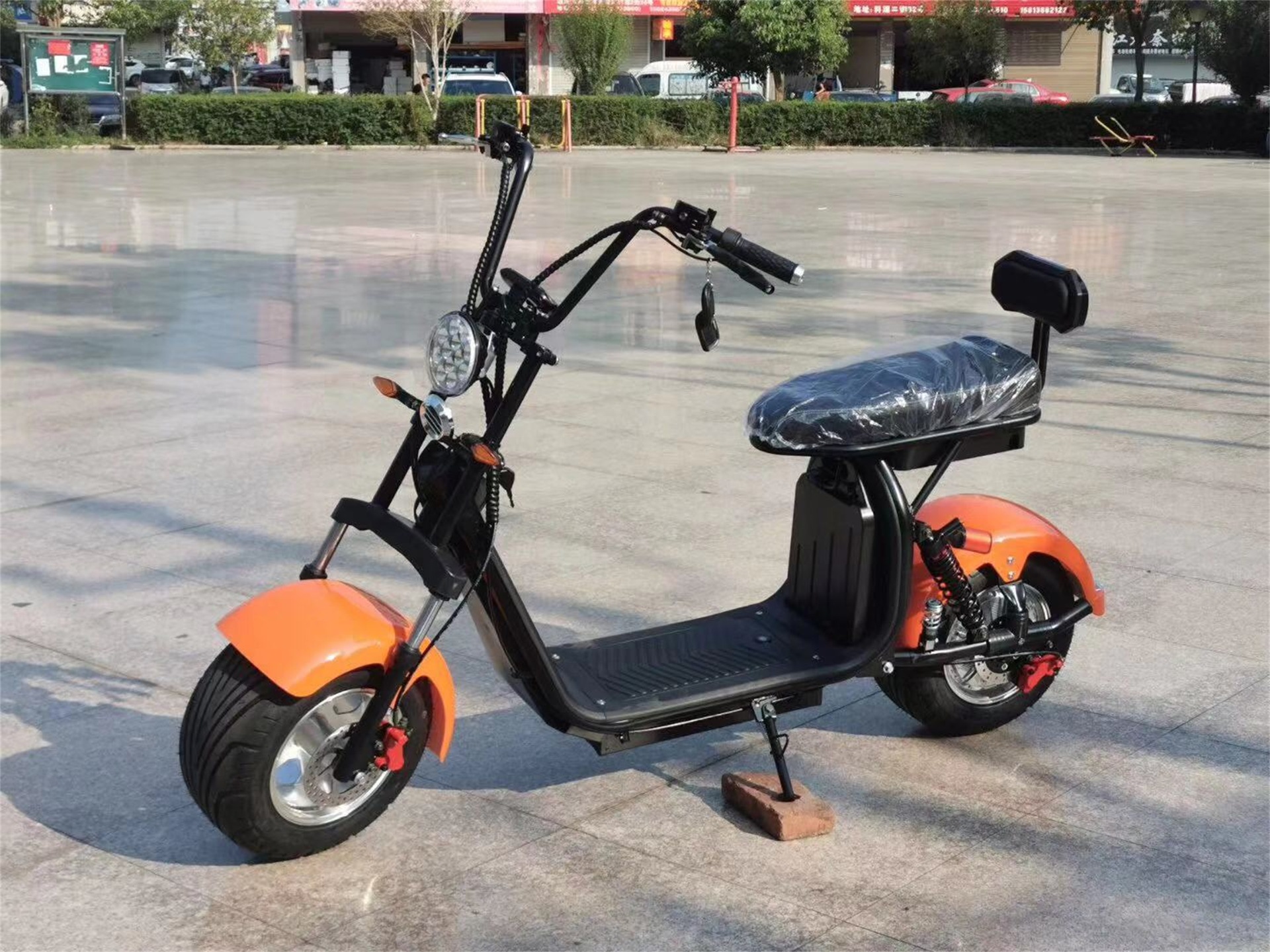 厂家直供哈雷电动车 大轮胎成人踏板代步电瓶车批发