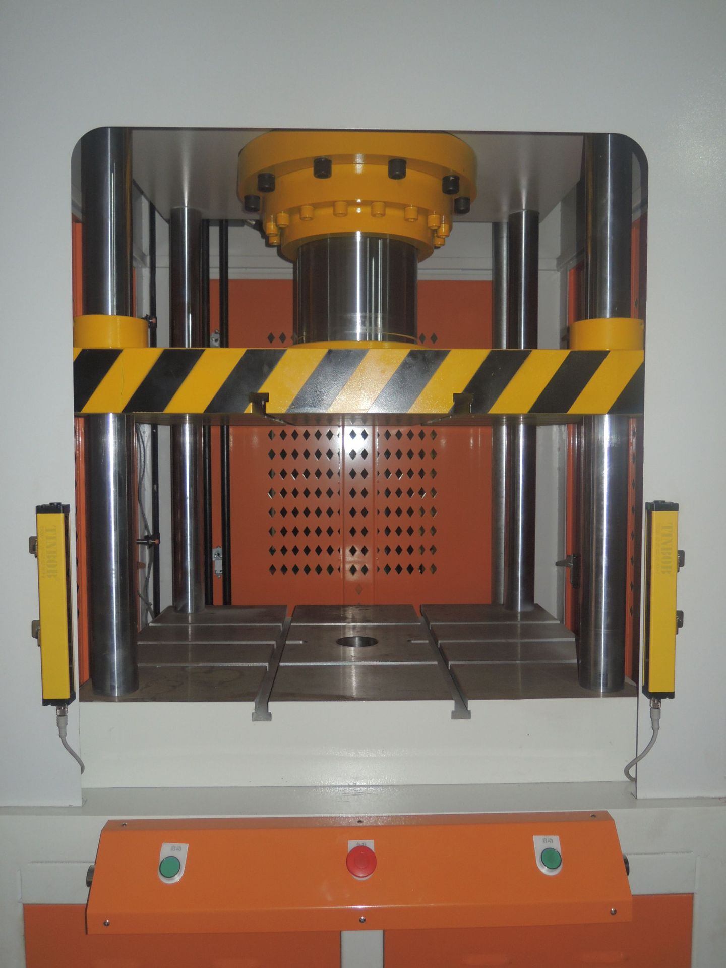 出售全自动四柱油压机茶叶压块成型机100吨快速深冲粉末液压机