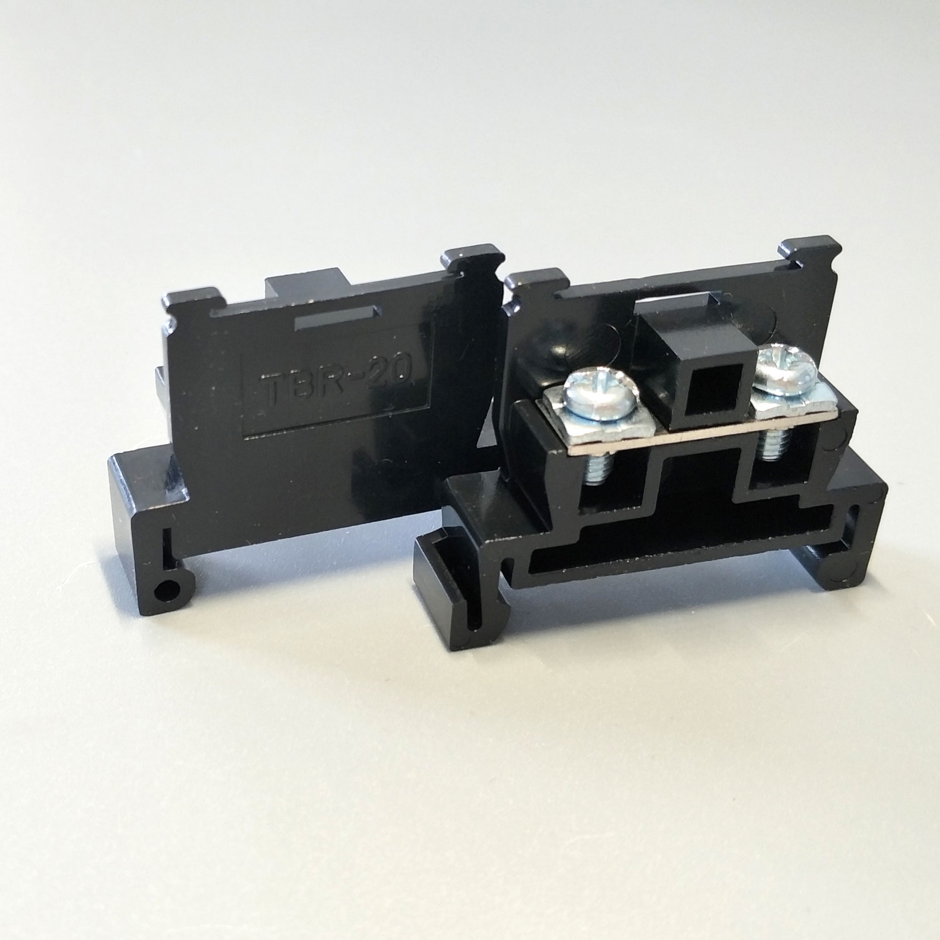 高品质不断脚导轨组合式tbr-20a接线端子排tbr20a 1.5-2.5mm