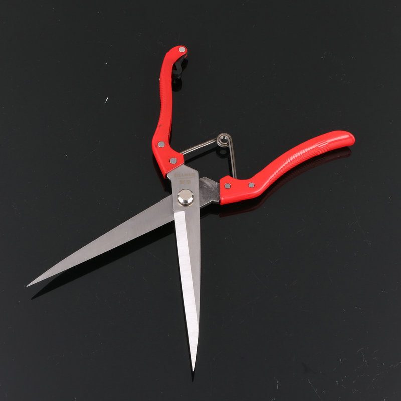 森越牌羊毛剪批发 手动弹簧羊毛剪子300mm长量大供应羊毛专用