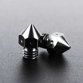 3d打印机配件 mk8硬化钢喷嘴 1.75mm 0.4mm兼容petg abs pei peek