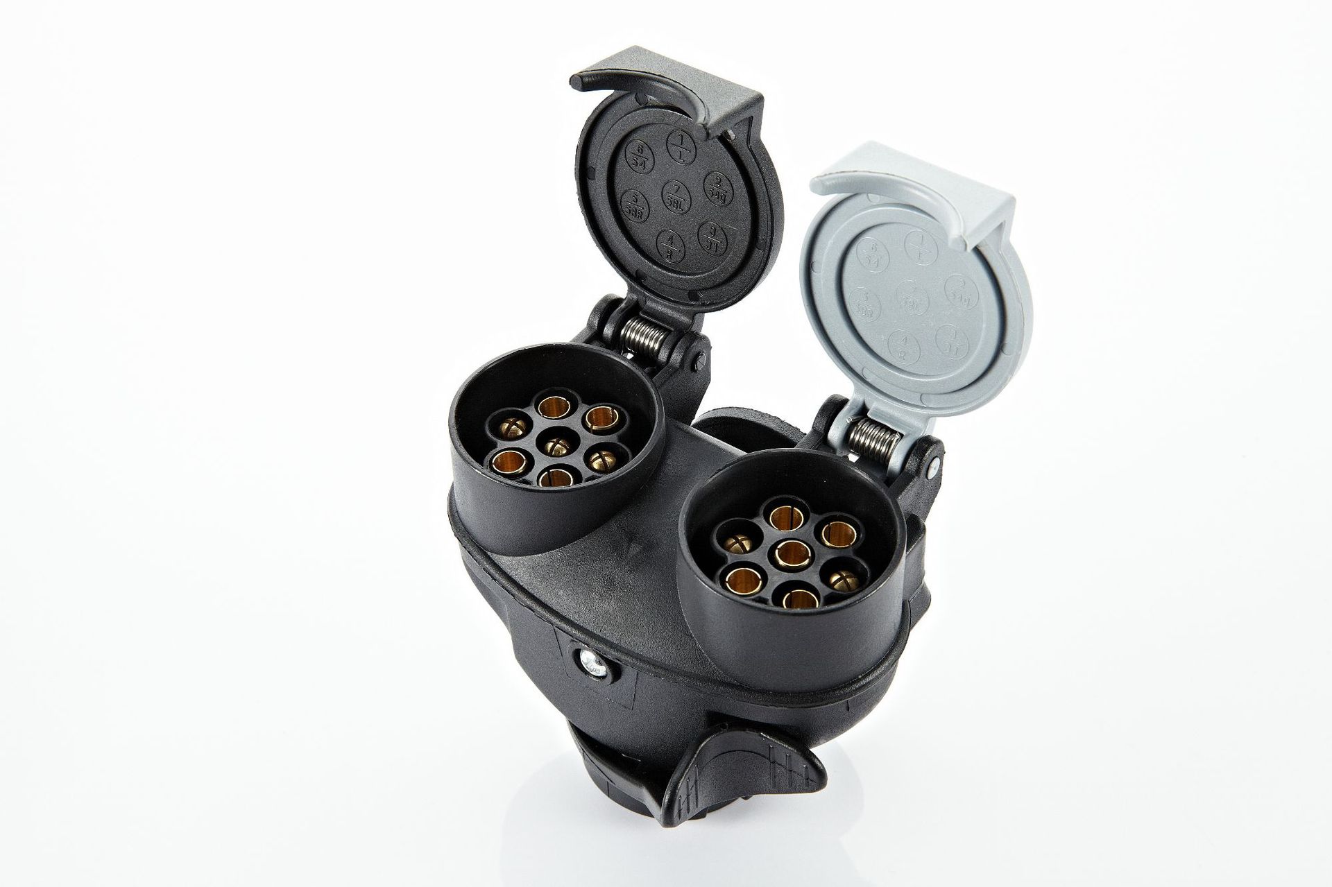 英式汽车7孔插头拖车转接头卡车接口房车电源线插座-阿里巴巴