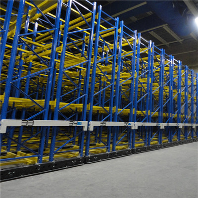 南京存科 供应高密度存储重型轨道货架mobile rack移动轨道货架