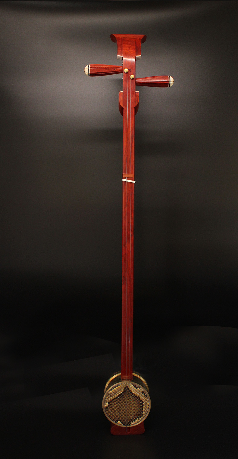 花梨木坠琴 专业戏曲演奏表演剧团用坠胡 送琴盒弦弓配件苏州乐器