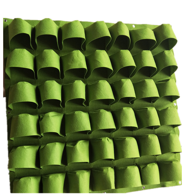 批发毛毡植物种植袋.垂直壁挂植物袋绿化墙体美植袋 厂家直销