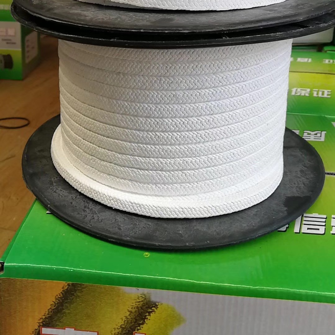 厂家直销四氟盘根 聚四氟乙烯盘根 耐酸碱 定做各种四氟制品