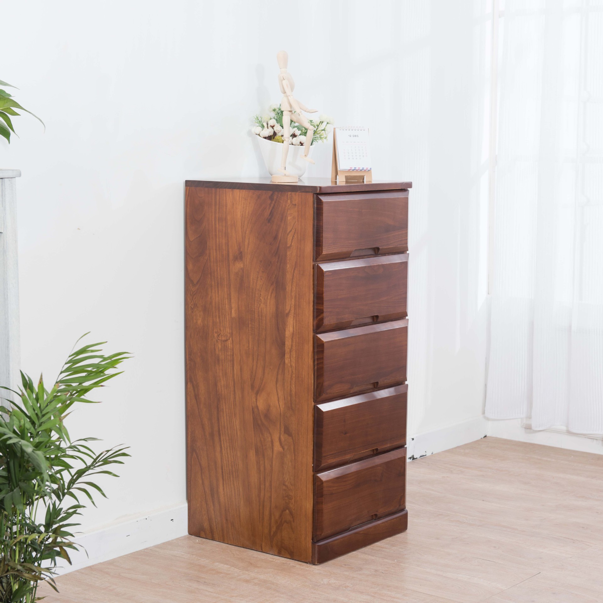 新中式全实木储物柜桐木三斗柜四斗柜五斗柜简约家具厂家批发制作