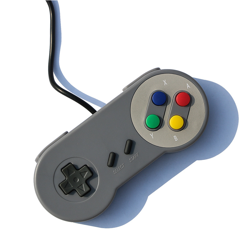 pc电脑游戏手柄 超任游戏手柄 snes游戏手柄 usb游戏手柄超人手柄