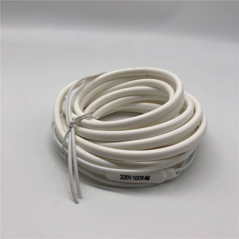 并联恒功率硅胶加热线 化霜排水管电热线带 解冻防结冰25w每米