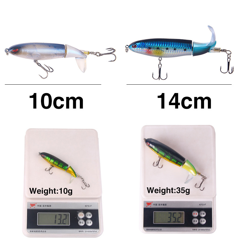 Lure Propeller Water Surface Tractor Pencil Plastic Hard Bait Simulation Fake Bait Artificial Bait Fishing Gear Products