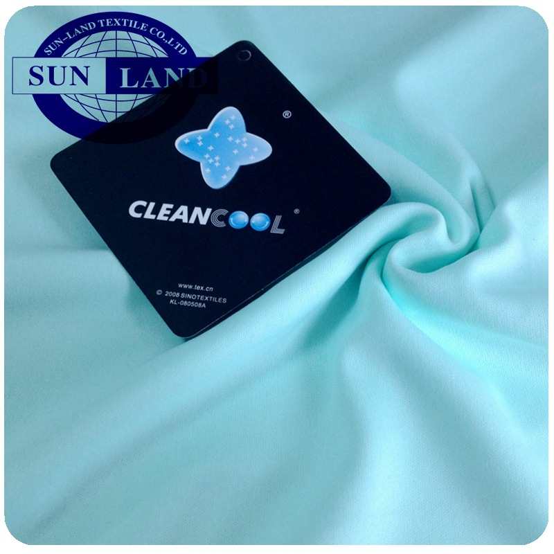 银离子抗菌面料 cleancool原纱速干32针全涤棉毛布 文胸罩杯衬布