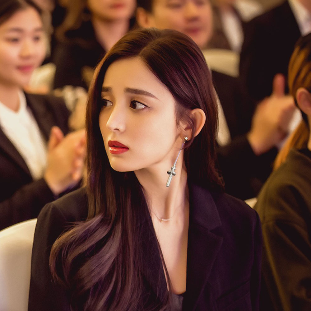 十年三月三十日古力娜扎袁莱同款耳环气质流苏银针明星耳饰耳钉女