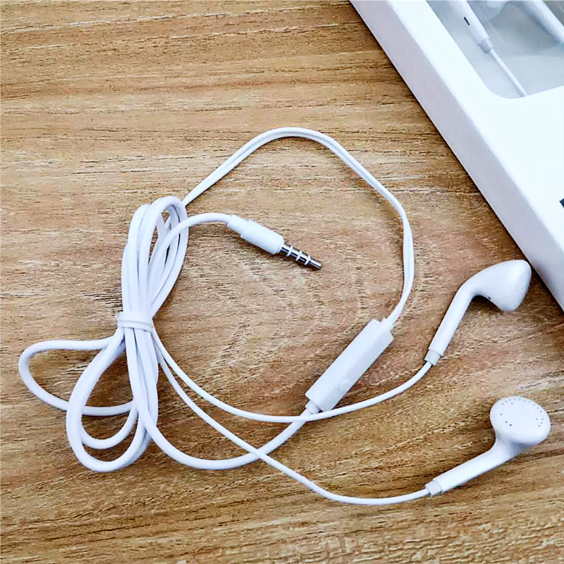 耳机平口式 3.5mm兼容智能线控耳机运动音乐有线带麦手机耳机批发