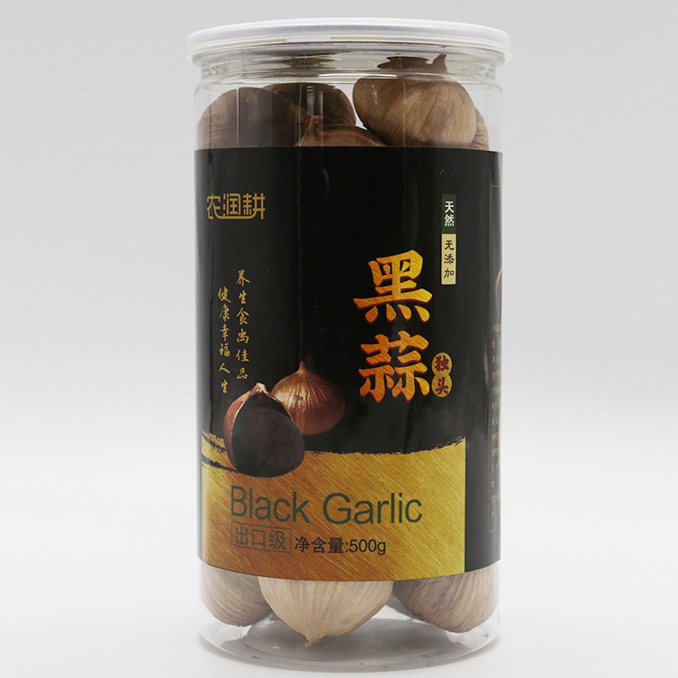 金乡黑大蒜 独头黑蒜500g批发 送礼佳品罐装黑蒜 可贴牌-阿里巴巴