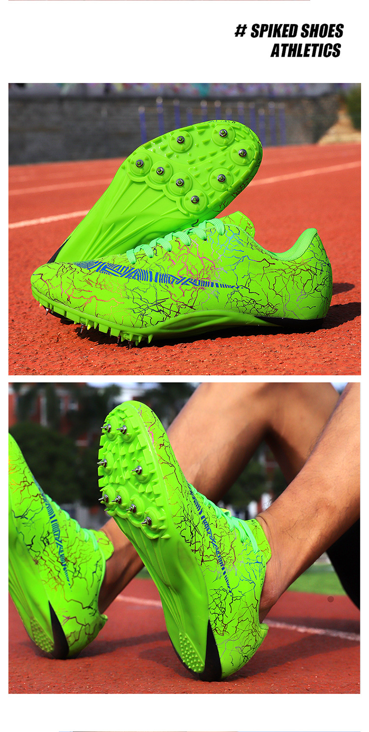 钉鞋田径短跑男女专业比赛钉子鞋比赛训练学生体考四项跑步鞋鸳鸯