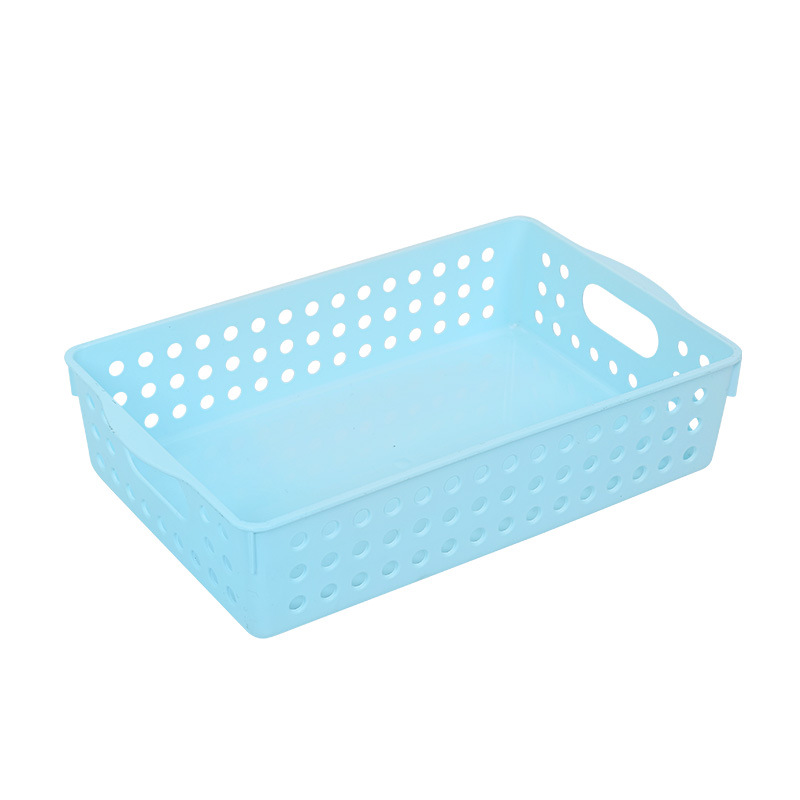 3045 Office Plastic Storage Basket Desktop Storage Basket Bathroom Storage Box Kitchen Sundries Organizing Basket