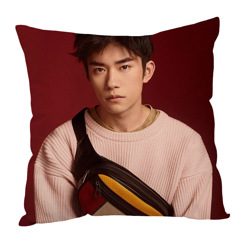 tfboys易烊千玺周边同款抱枕靠垫设计来图设计照片海报生日礼物品