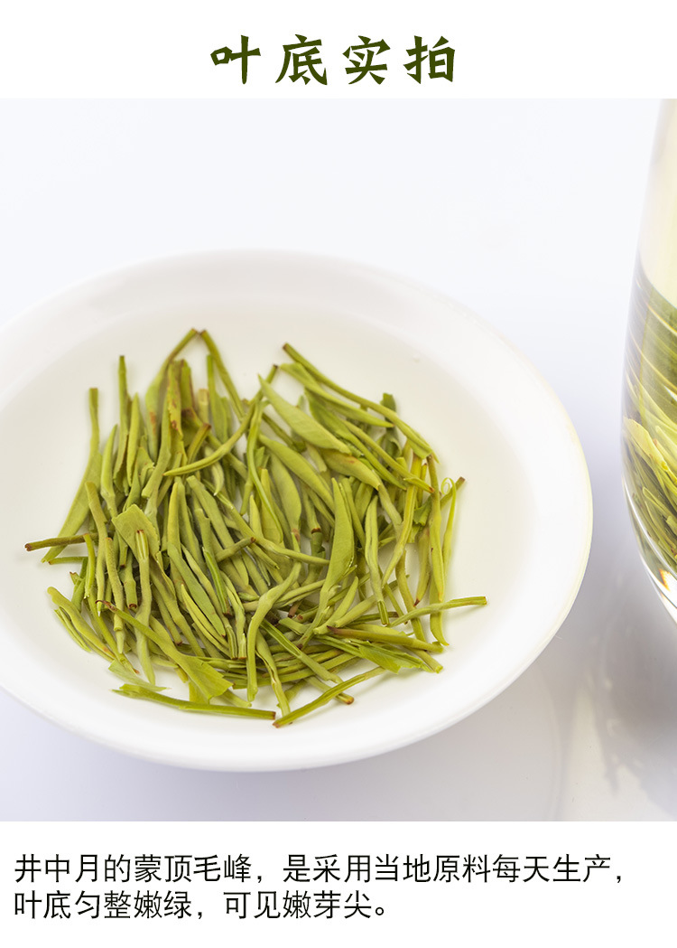 2019新茶蒙顶山雨后芽毛尖高山绿茶炒青特级毛峰厂家直销现货批发